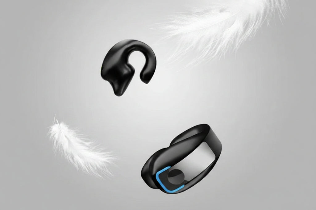Cuffie Sportive Bluetooth a Conduzione Ossea – Microfono Integrato | Nero