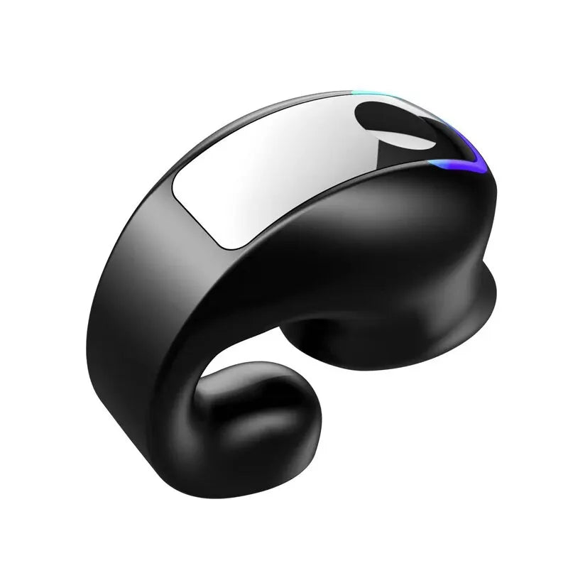 Casque Sport à Conduction Osseuse Bluetooth – Microphone Intégré | Noir